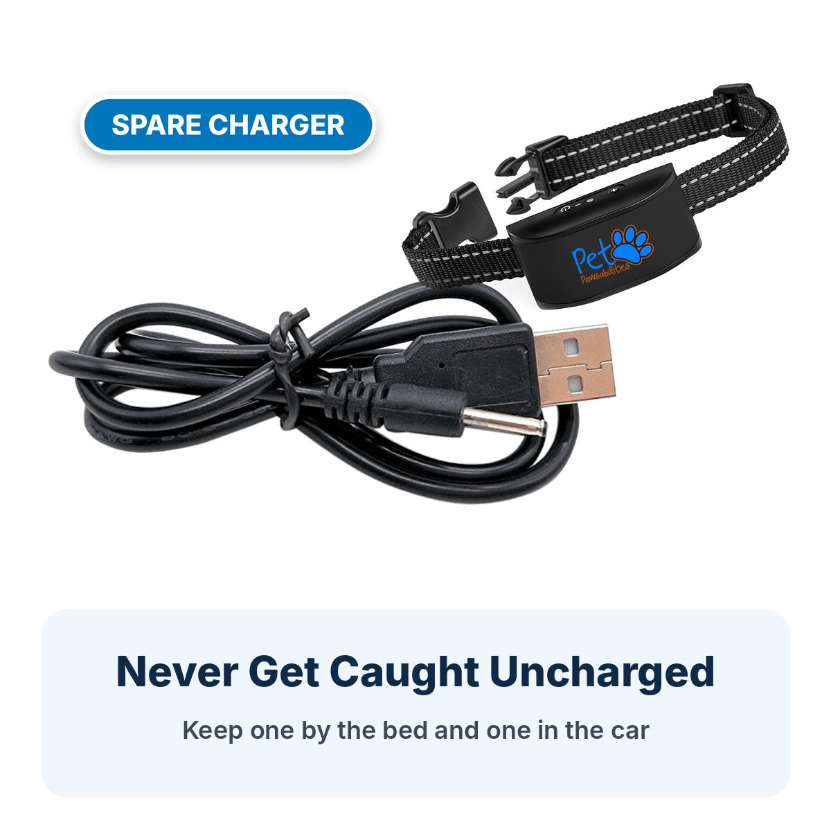 Spare charging cable for Pet Pawsabilities bark collars