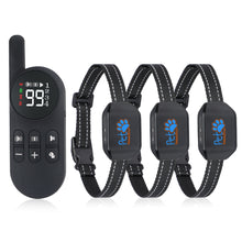 Load image into Gallery viewer, No Shock Humane Rechargeable Water Resistant Remote Control Collar, Sound &amp; Vibration Only, For 8-120lb dogs, Neck size 7in to 25in
