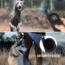 Load image into Gallery viewer, No Shock Humane Rechargeable Water Resistant Remote Control Collar, Sound &amp; Vibration Only, For 8-120lb dogs, Neck size 7in to 25in
