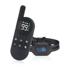 Load image into Gallery viewer, No Shock Humane Rechargeable Water Resistant Remote Control Collar, Sound &amp; Vibration Only, For 8-120lb dogs, Neck size 7in to 25in
