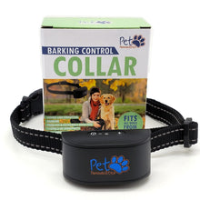 Load image into Gallery viewer, No Shock Humane Rechargeable Water Resistant  Bark Control Collar, Sound &amp; Vibration Only, For 6-120lb dogs, Neck size 6in to 27in
