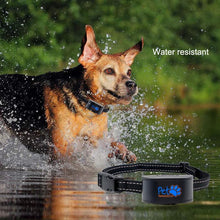 Load image into Gallery viewer, No Shock Humane Rechargeable Water Resistant  Bark Control Collar, Sound &amp; Vibration Only, For 6-120lb dogs, Neck size 6in to 27in

